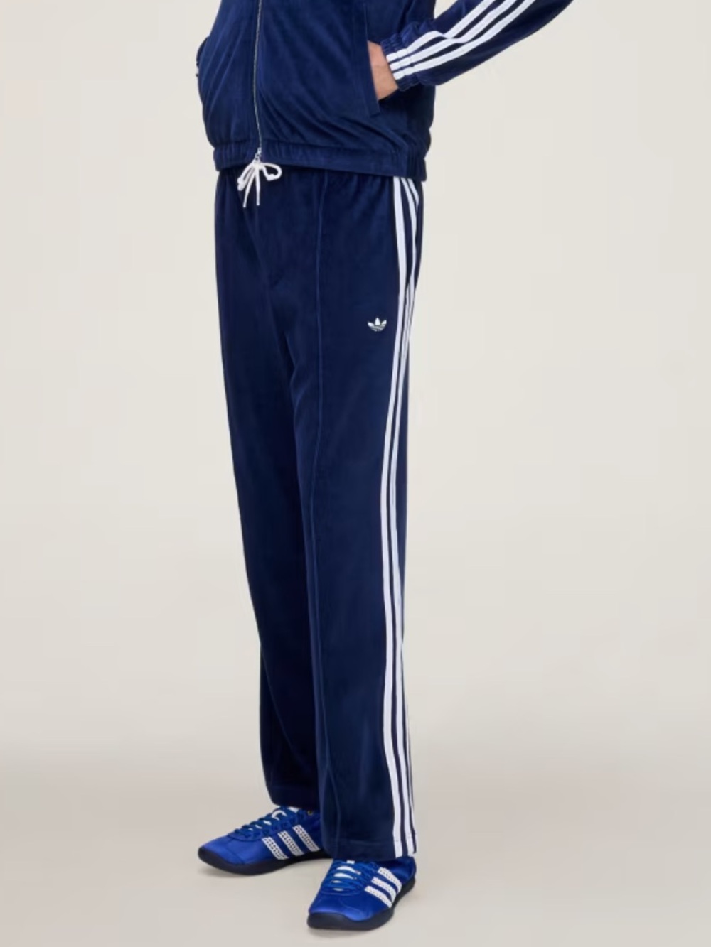 WALES BONNER X ADIDAS VELOUR TRACK PANTS - BRAND NEW - XS